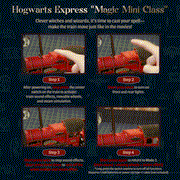 Ekspres do Hogwartu — zasilanie: 3 baterie AAA lub USB-C; baterie i przewód osobno