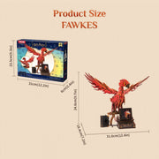 Fawkes — wymiary modelu i opakowania